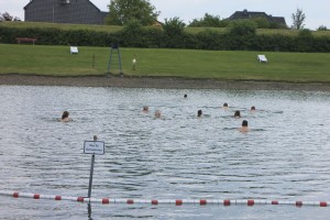 Die andere Seite des Badeteiches wurde erreicht