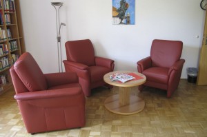 Die neuen Möbel des Wohnzimmers.