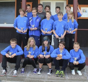 D- Jugend wurde geehrt.