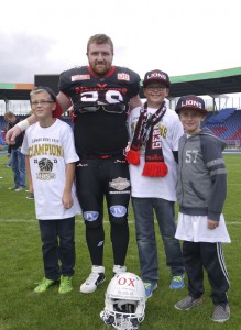 Jugend-Fußballer JSG Gilde/Schladen zu Besuch beim Football.