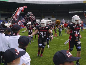 Jugend-Fußballer JSG Gilde/Schladen zu Besuch beim Football.