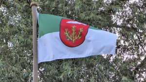 Im Schlewecker Wappen befindet sich ein Fisch, Foto: Helmut Gleuel.