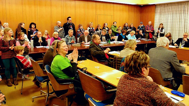 Zuhörer, verwaltung und Ratsmitglieder