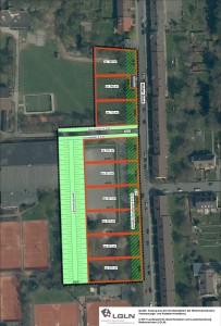 Verkauf von Baugrundstücken am Hohen Brink.