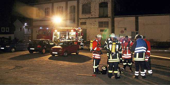 Feuerwehrübung in Schladen