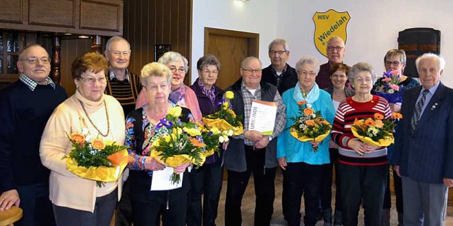 Ehrungen während der Jahreshauptversammlung der Siedlergemeinschaft Wiedelah