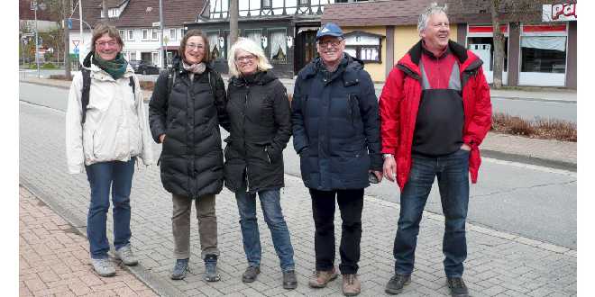 Frühlingswanderung bei Schneetreiben