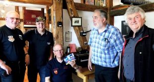 Internationaler Museumstag im Heimatmuseum Vienenburg - (v.l.): Peter Fischer, Jürgen Büsing, Wolfgang Pietz, Wolfgang Wall, Klaus Herzog