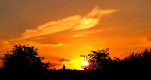 Helmut Gleuel hat am 4.7.2016 um 21:10 Uhr aus der Riesenradgondel des Goslarer Schützenfestes den tollen Sonnenuntergang aufgenommen.