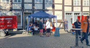 Feuerwehr Hornburg beim Bauernmarkt