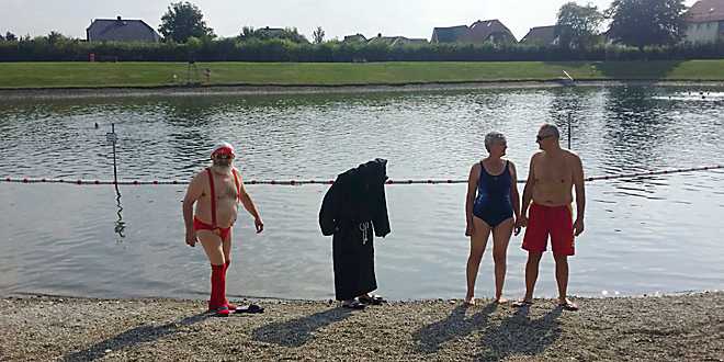 abbaden im freibad schladen