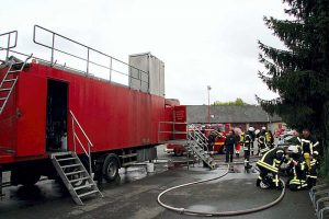 Heißausbildung bei der Feuerwehr