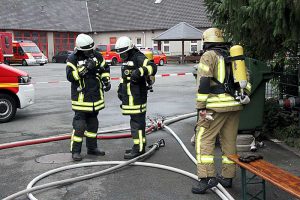 Heißausbildung bei der Feuerwehr