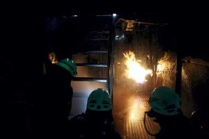 Heißausbildung bei der Feuerwehr