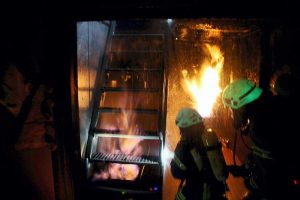 Heißausbildung bei der Feuerwehr