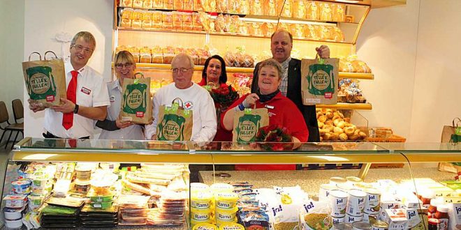 REWE-Markt Schladen spendete Lebensmitteltüten