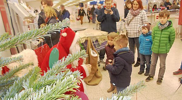 Der Weihnachtsmann war im real,- Goslar