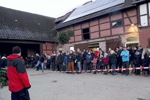 Zahlreiche Besucher kamen auf Frickes Hof