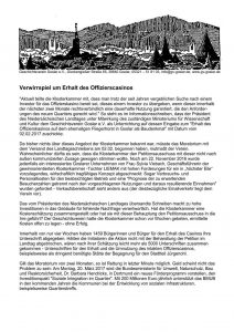 zur Petition des Geschichtsvereins ("Erhalt des Offizierskasinos auf dem ehemaligen Fliegerhorst in Goslar als Baudenkmal")