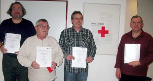 Ehrungen für ehrenamtliche DRK-Ausbilder