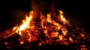 Osterfeuer am Weißen Stein in Bad Harzburg