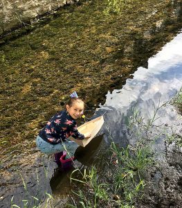 Boote in der Goslarer Abzucht