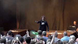 Mickie Krause auf der Schlangenfarm Schladen