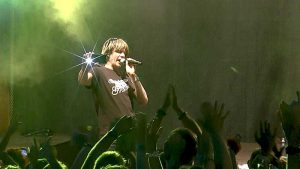 Mickie Krause auf der Schlangenfarm Schladen