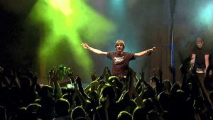 Mickie Krause auf der Schlangenfarm Schladen