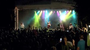 Mickie Krause auf der Schlangenfarm Schladen