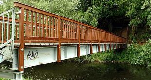 Sachbeschädigung an der neuen Fußgängerbrücke über der Oker