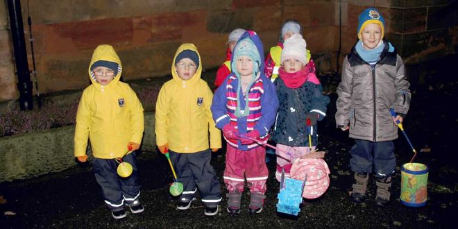 Laternenumzug des TSV Gielde