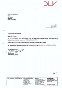 Glückwünsche vom Leichtathletikverband