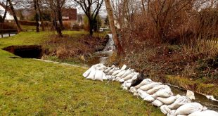 Dauerregen brachte Mühlengraben in Schlewecke zum Überlaufen