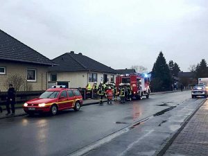 Blitzeinschlag und Verkehrsunfall