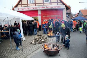 Osterfeuer in Immenrode