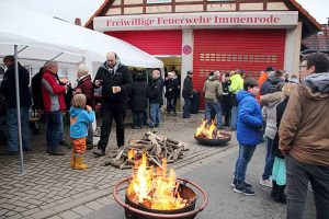 Osterfeuer in Immenrode