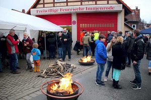 Osterfeuer in Immenrode